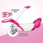 Hopop Nail Clipper With Magnifying Zoom Lens - Pink