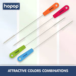 Hopop Easy Straw Cleaning Brush - Pink & Orange