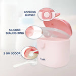 Hopop Milk Powder & Multi Purpose Food Container - 210 ml - Pink