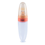 Hopop Soft Squeezy Silicone Food Feeder - 90 ml - Orange