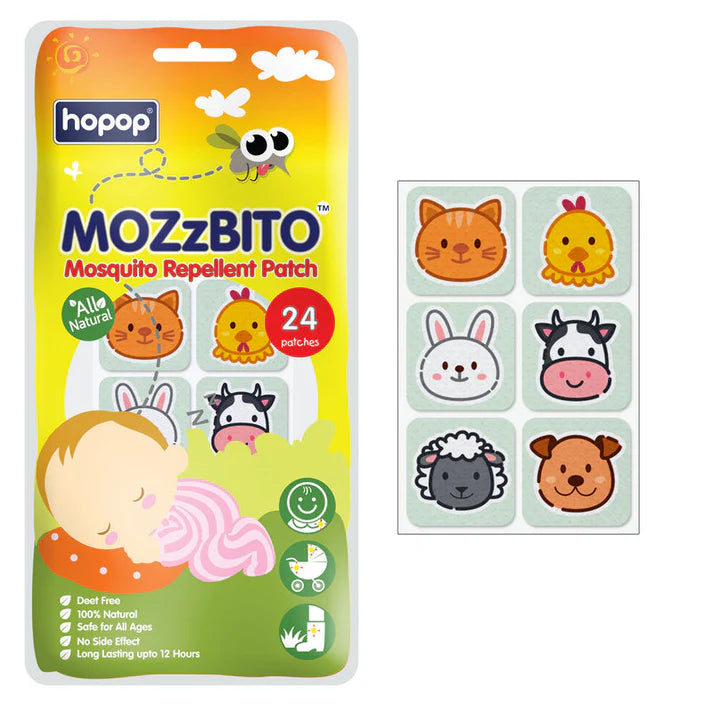 Hopop MoZzbito Mosquito Repellent Patches - Cat