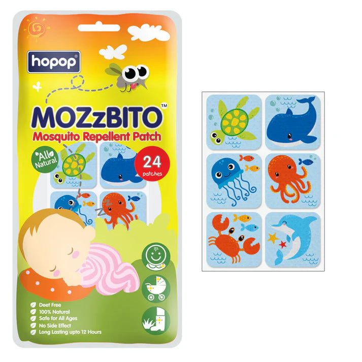 Hopop MoZzbito Mosquito Repellent Patches - The Sea