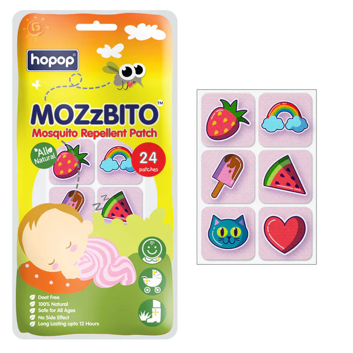 Hopop MoZzbito Mosquito Repellent Patches-Girly