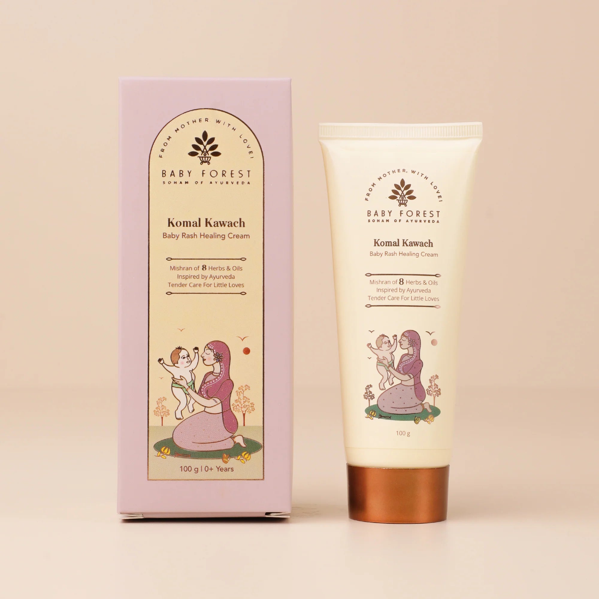 Baby Forest Komal Kawach Baby Rash Healing Cream - 100gm