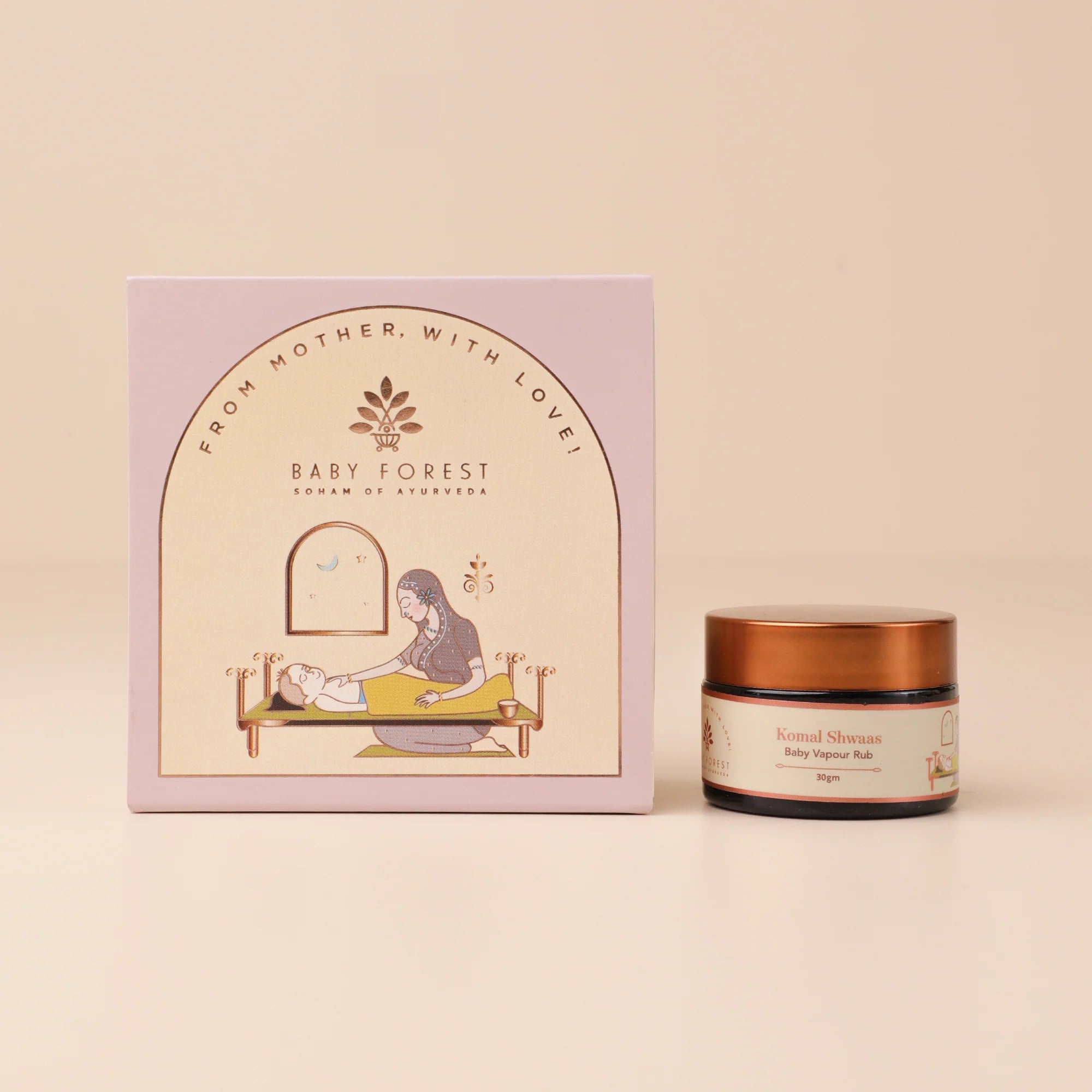 Baby Forest Komal Shwaas Baby Vapour Rub - 30gm