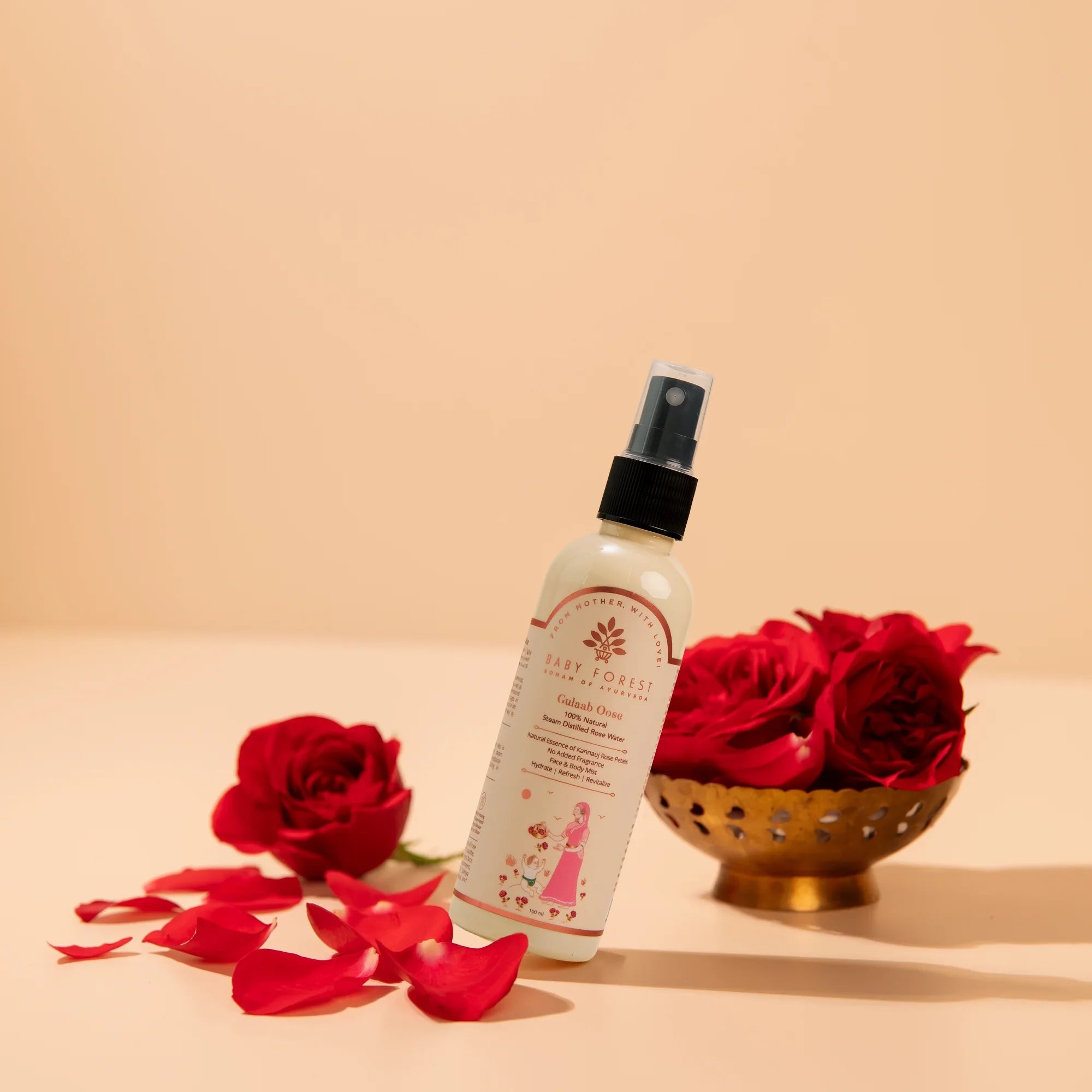 Baby Forest Gulaab Oose - Baby Rose Water Mist - 100ml