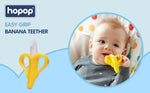 Hopop Easy Grip Banana Silicone Teether - Blue