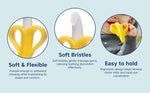 Hopop Easy Grip Banana Silicone Teether - Blue