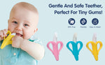 Hopop Easy Grip Banana Silicone Teether - Blue