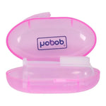 Hopop Baby Finger Brush With Case - Pink