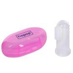 Hopop Baby Finger Brush With Case - Pink
