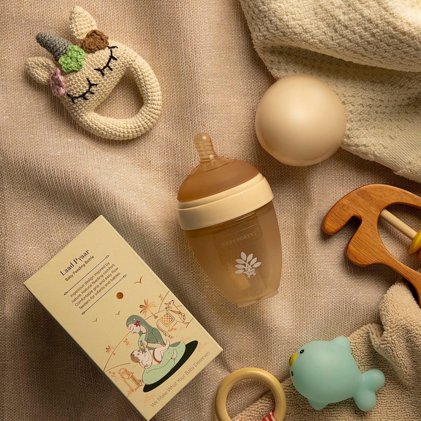 Baby Forest Laad Pyaar Baby Feeding Bottle - 150 ml