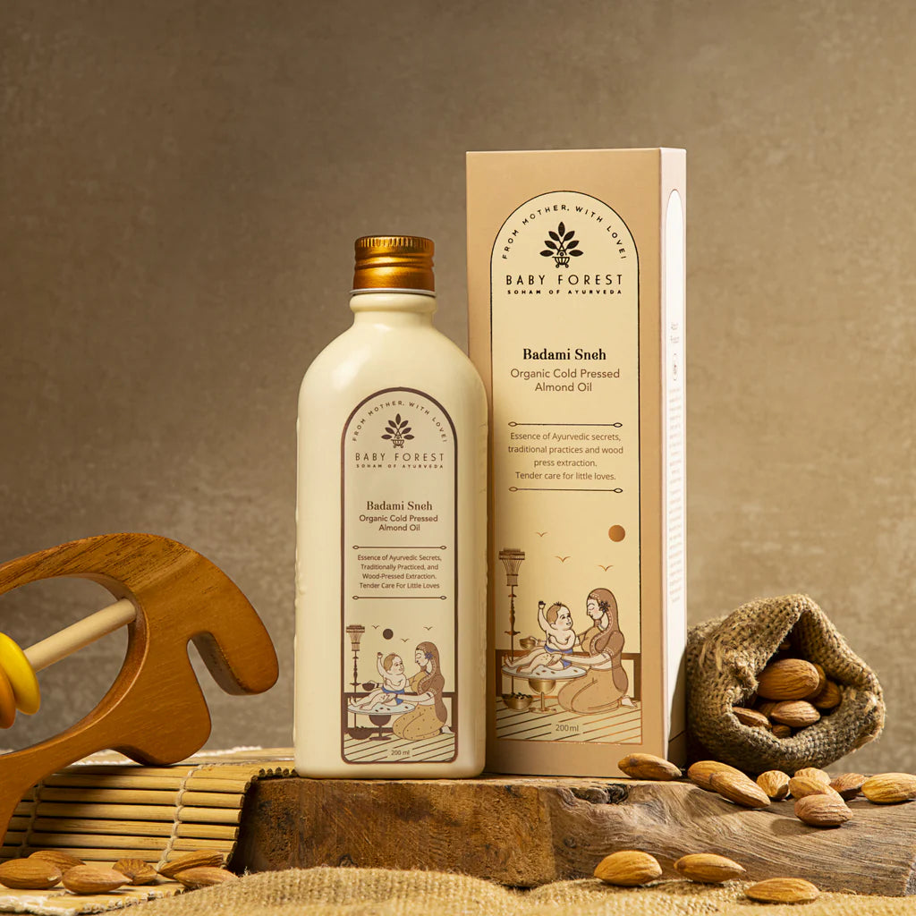 Baby Forest Badami Sneh- Organic Cold Pressed Almond Oil - 200ml