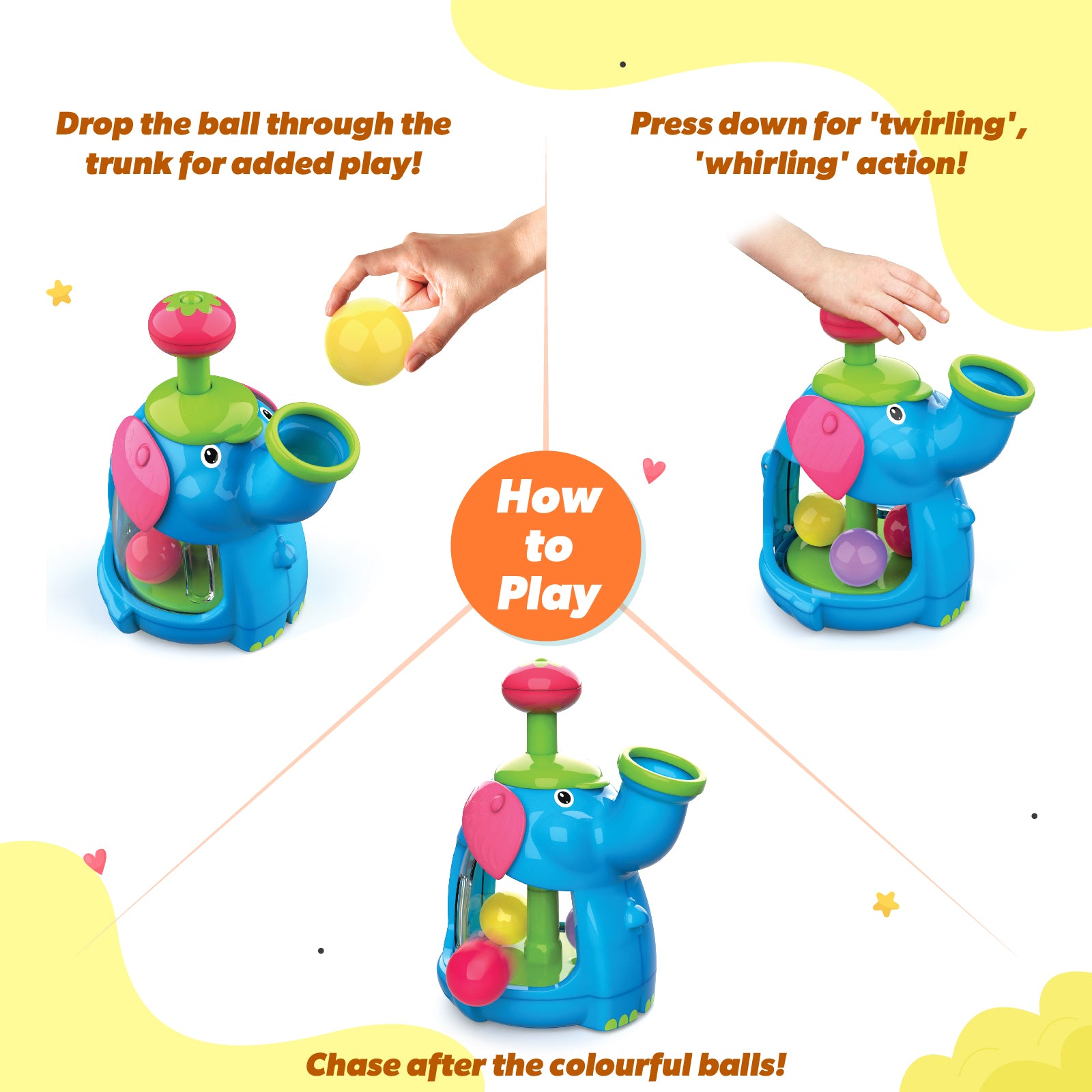 Funskool Giggles Jumbo Push & Twirl