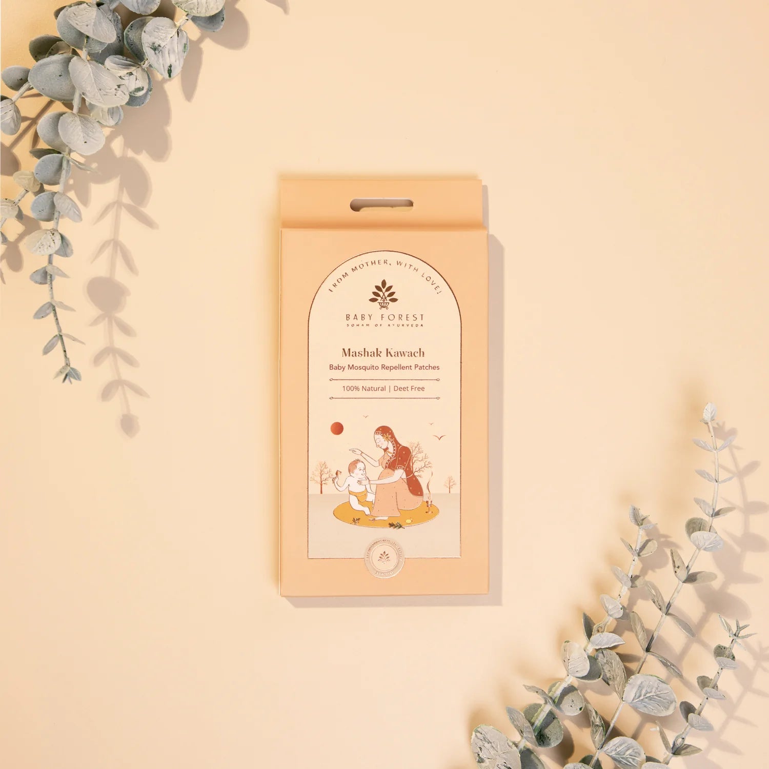 Baby Forest Mashak Kawach Baby Mosquito Repellent Patches - 24 patches