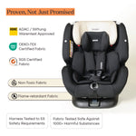 Loopie Lap Baby Car Seat - Black Charcoal