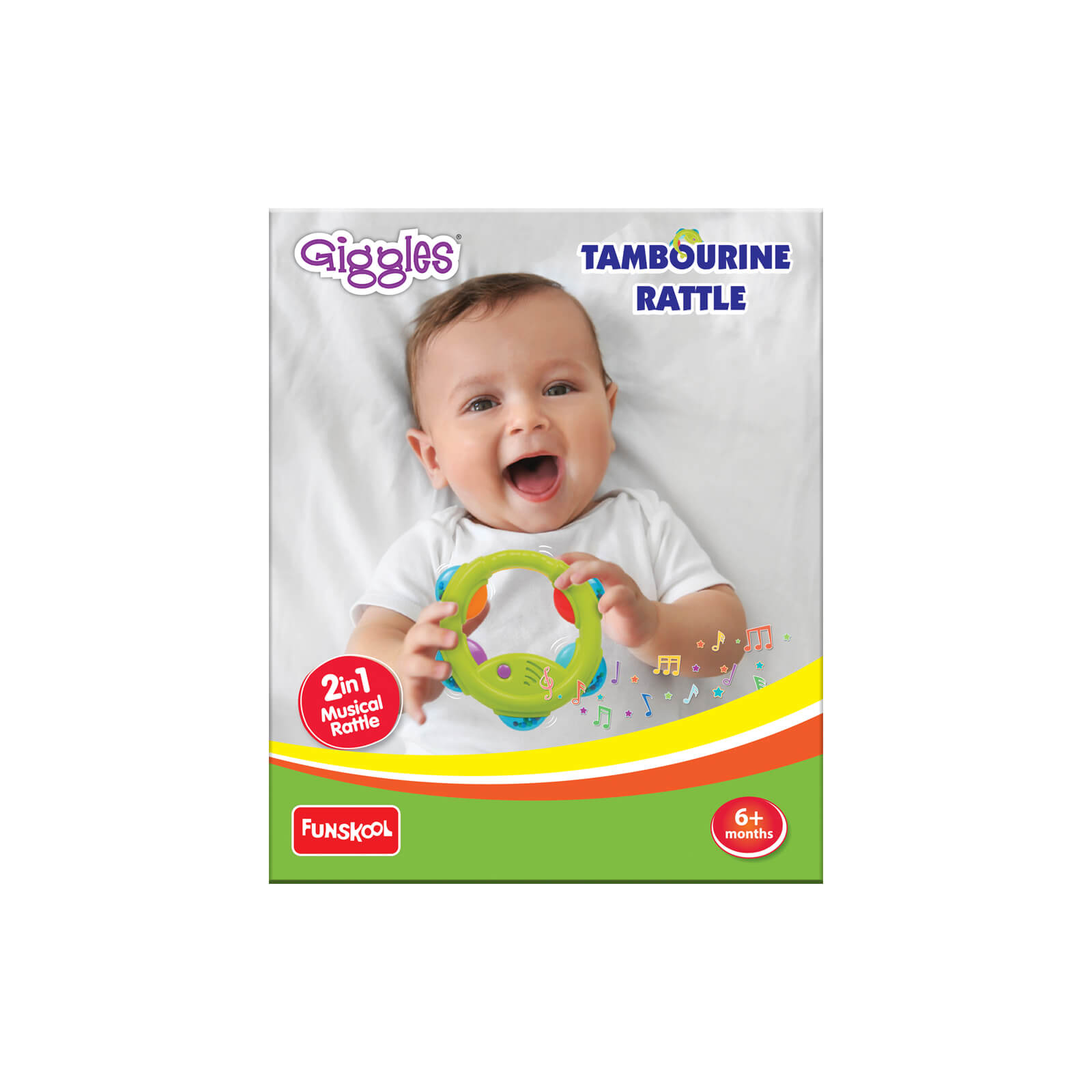 Funskool Giggles Tambourine Rattle