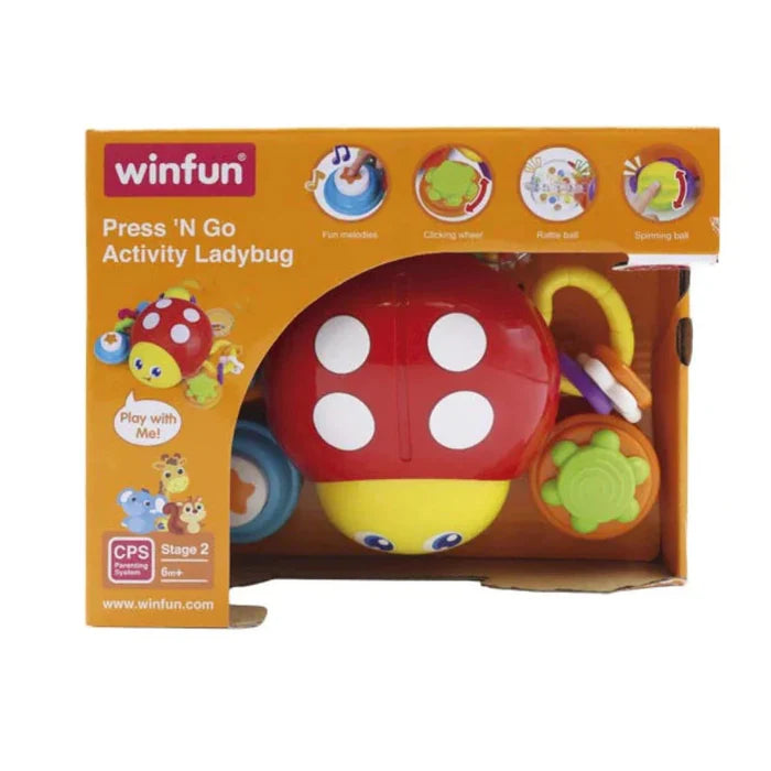 Winfun Press 'N Go Activity Ladybug