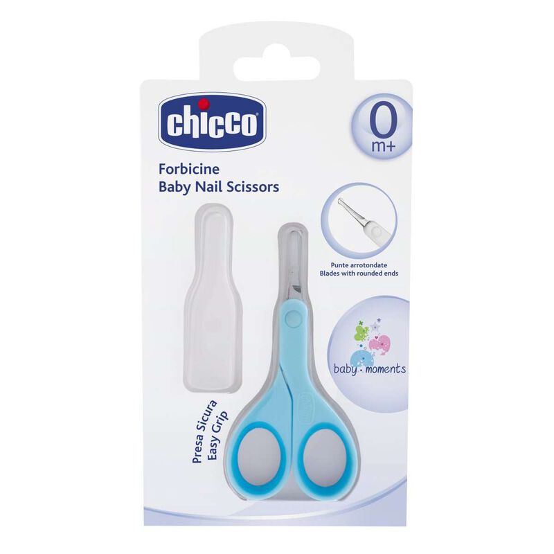Chicco Baby Nail Scissors - Light Blue