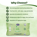 Chicco Baby Wipes - 72pcs
