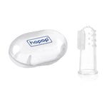 Hopop Baby Finger Brush With Case - White