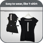Chicco Easyfit Baby Carrier (Up to 9kg) (Black Night)