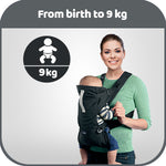 Chicco Easyfit Baby Carrier (Up to 9kg) (Black Night)