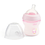 Chicco Natural Feeling Feeding Bottle (150ml, Slow) (Pink)