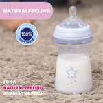 Chicco Natural Feeling Feeding Bottle (330ml, Slow) (Blue)