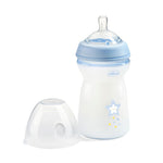 Chicco Natural Feeling Feeding Bottle (330ml, Slow) (Blue)