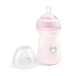 Chicco Natural Feeling Feeding Bottle (330ml, Slow) (Pink)