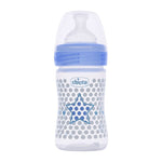 chicco WellBeing Feeding Bottle (150ml, Slow) (Blue)