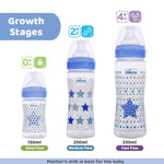 chicco WellBeing Feeding Bottle (150ml, Slow) (Blue)