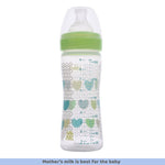 Chicco Well-Being Feeding Bottle (250ml, Medium) (Green)