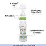 Chicco Well-Being Feeding Bottle (250ml, Medium) (Green)