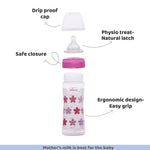 Chicco WellBeing Feeding Bottle (250ml, Medium) (Pink)