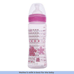 Chicco Well-Being Feeding Bottle (330ml, Fast) (Pink)