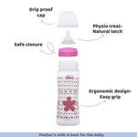 Chicco Well-Being Feeding Bottle (330ml, Fast) (Pink)
