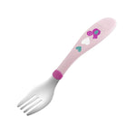 Chicco Metal Cutlery (18m+) (Pink)