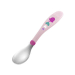 Chicco Metal Cutlery (18m+) (Pink)