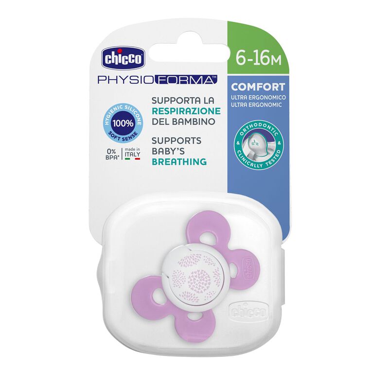Chicco Comfort Soother (6-16m) (Pink) (1 Pc)