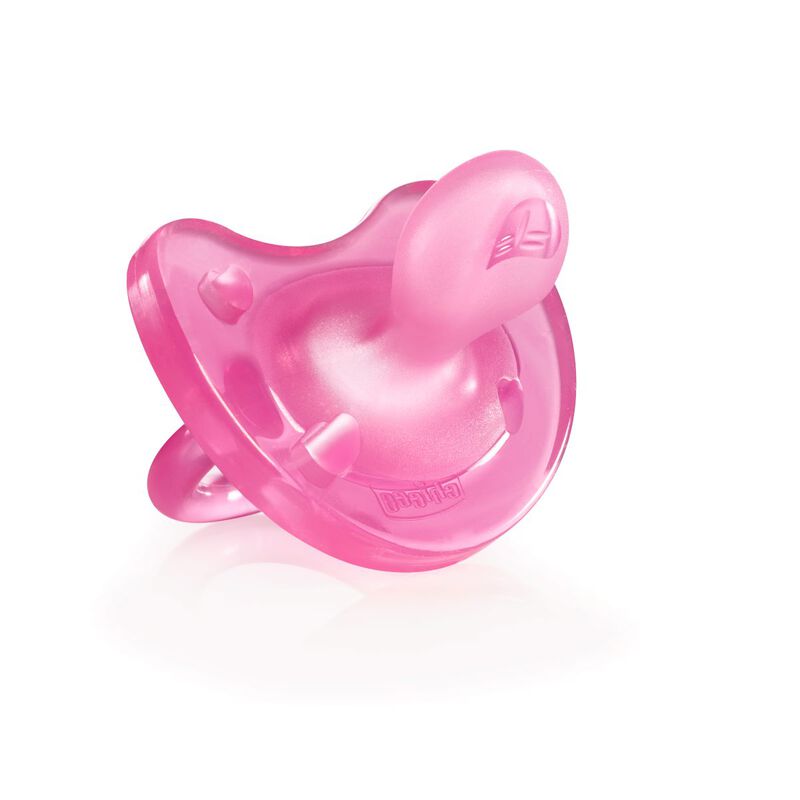 Chicco Soft Pacifier (6-16m) (Pink) (1 Pc)