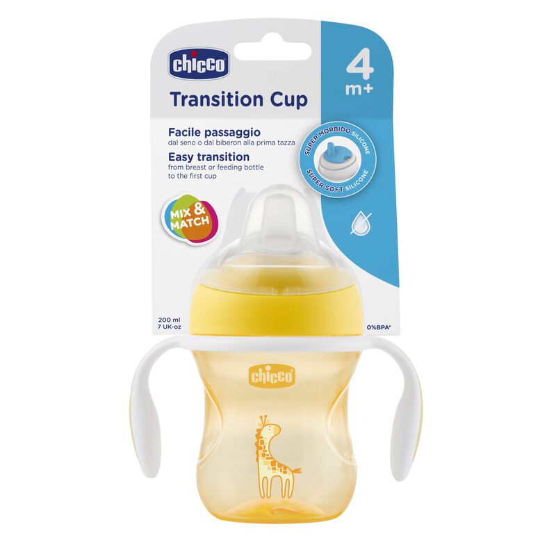 Chicco Transition Cup (200ml) (4m+) (Yellow)