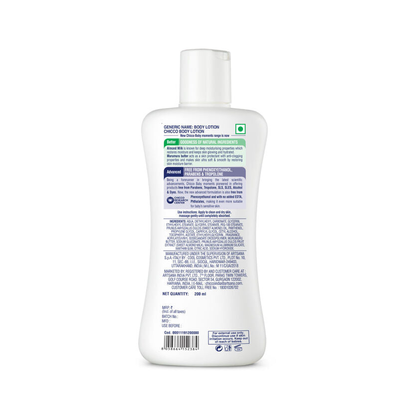 Chicco Baby Moments Body Lotion - 200ml