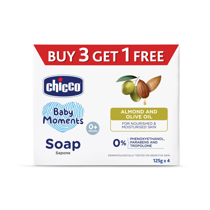 Chicco Baby Soap (125g) Buy 3 Get 1 Free