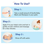 Chicco Gentle Body Wash And Shampoo Oats Extract And Apricot (100ml)