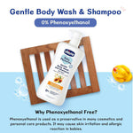Chicco Gentle Body Wash And Shampoo Oats Extract And Apricot (200ml)