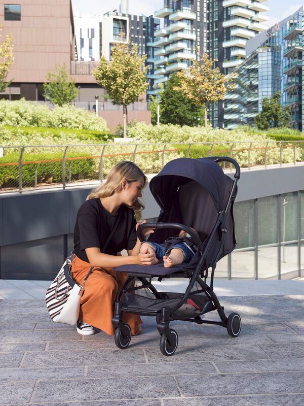 Chicco Trolleyme Stroller (Stone, Black)
