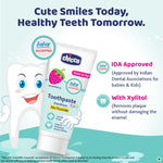 Chicco Tooth Paste Strawberry No Fluoride - 12M to 6Y - 50g