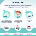 Chicco Tooth Paste Strawberry No Fluoride - 12M to 6Y - 50g